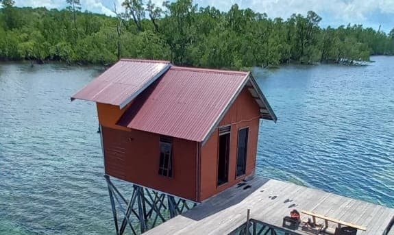 ASA Villa Kecil, dilihat dari luar